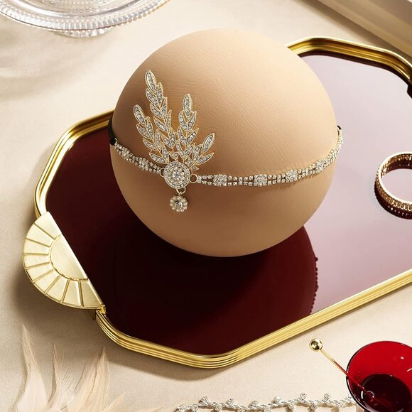 Flapper Gold Gatsby Inspired Leaf main image 6